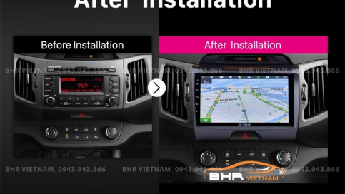 Màn hình DVD Android xe Kia Sportage 2009 - 2015 | Vitech 